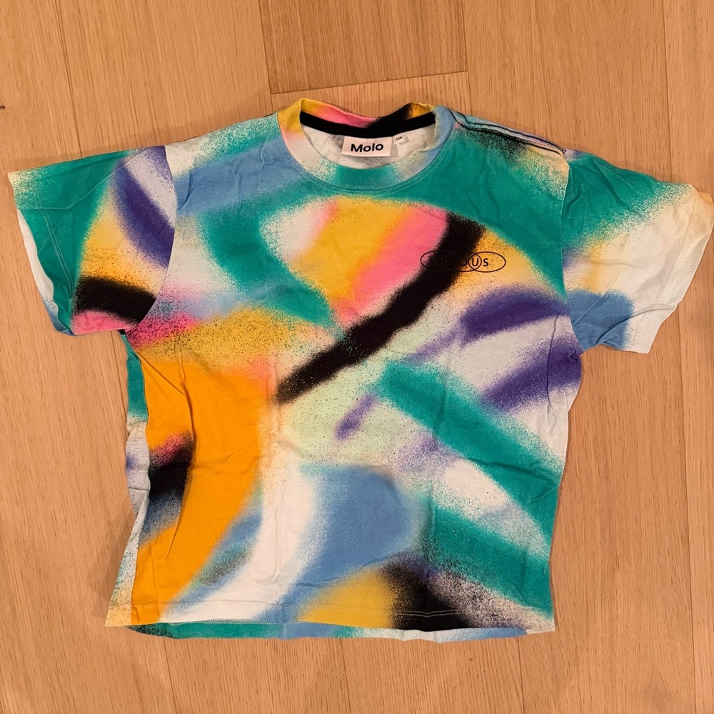 Molo Vibrant Multicolor Short Sleeve Tee
